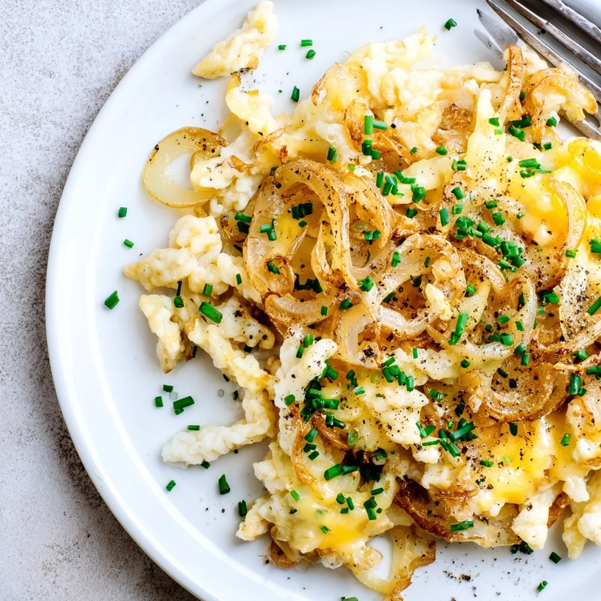 Baked Cheese Spaetzle klassisch