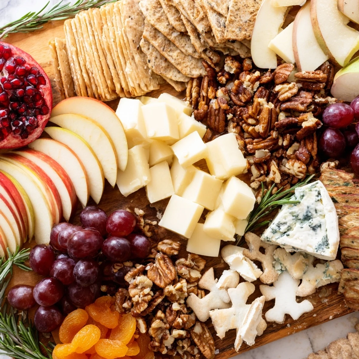 Winter Wonderland Snack Board