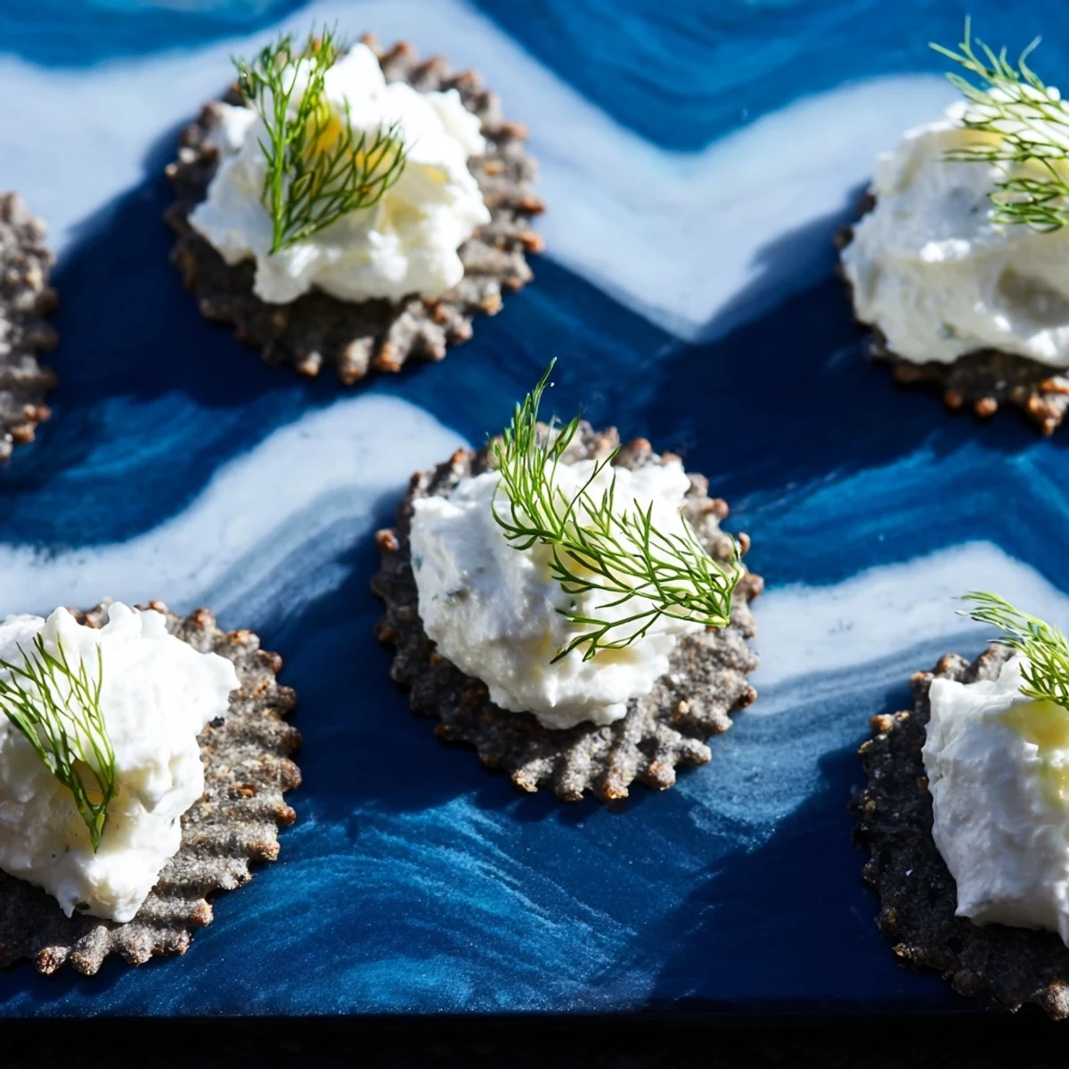 Stormy Sea Ziegenkäse Häppchen