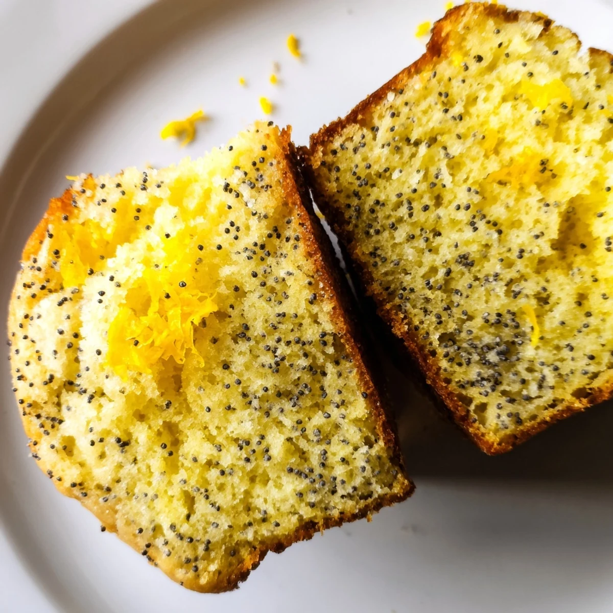 Juicy, golden-topped Lemon Poppy Seed Muffins, perfect for a cozy breakfast and tasty bite.