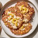 Kartoffelpuffer mit Gorgonzola Apfel