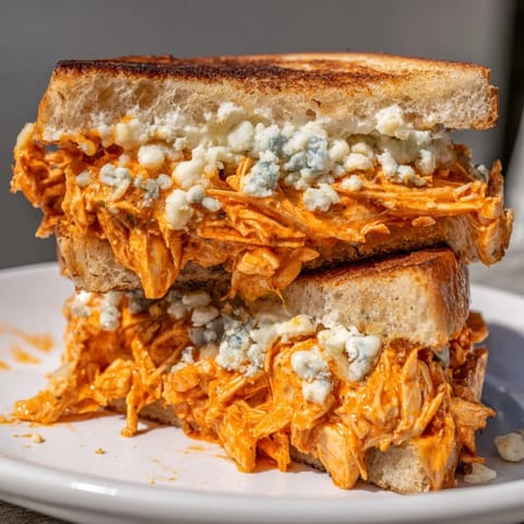 Buffalo Chicken Grilled Cheese