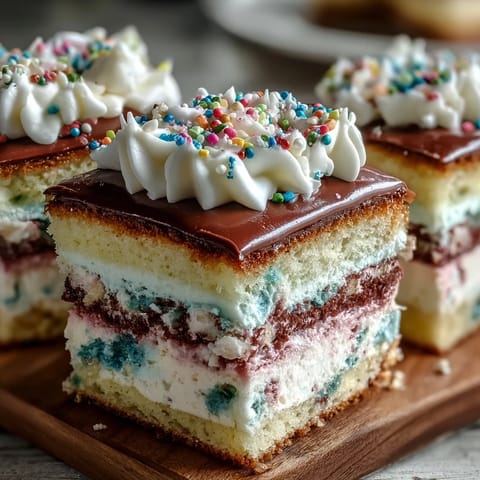Spring Funfetti Kuchen Pastell