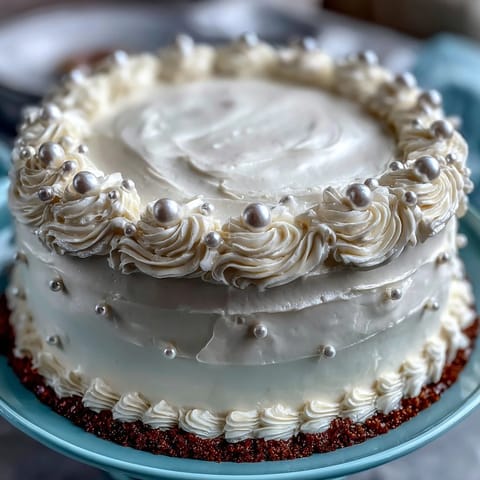 Hier sind drei einzigartige und SEO-optimierte ALT-Texte für das Bild des First Communion Party Sheet Cake mit Pearl Fondant: