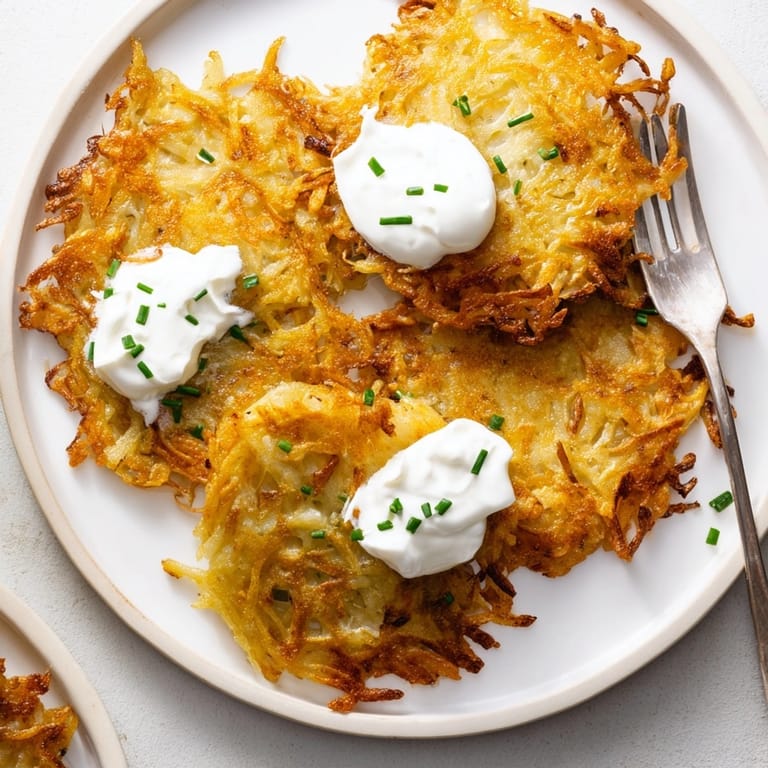 Golden German potato pancake recipe, fried until crisp and ready to savor.