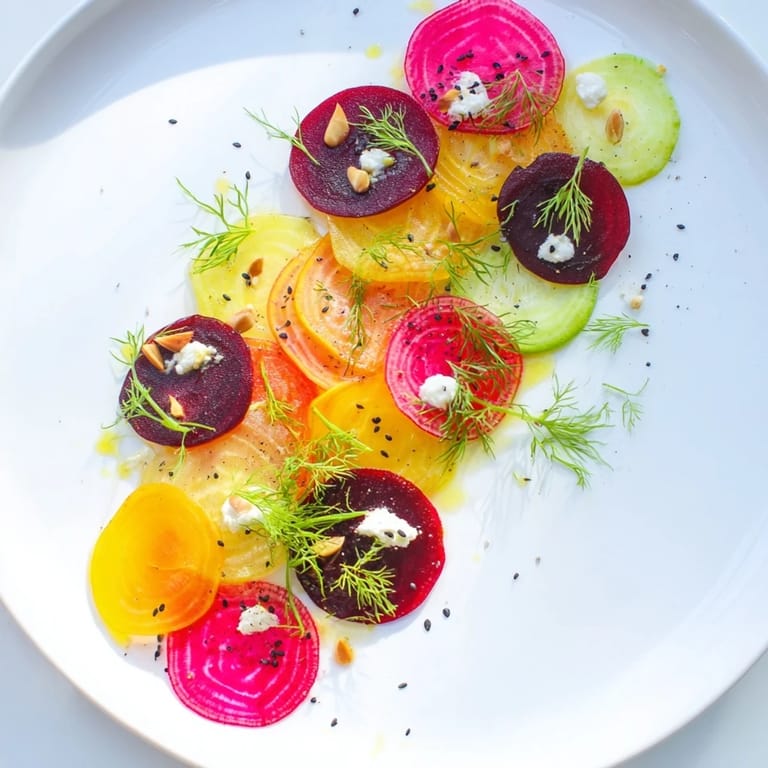 This modern "Kinetic Motion Blur" shows artistic vegetable arrangement with vibrant greens and seeds.