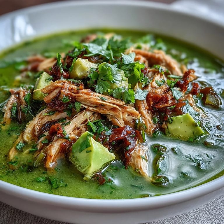 Sizzling Chicken Chili Verde simmering in a Dutch pot, surrounded by warm tortillas and lime wedges for a zesty Mexican dinner.
